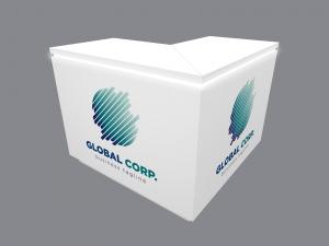 RESC-1517 Custom L-Counter (24" D)